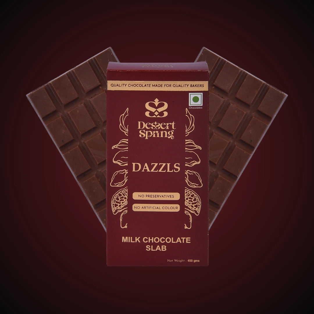 Milk Chocolate Bar-DESSERTSPRING Dazzls (450g)